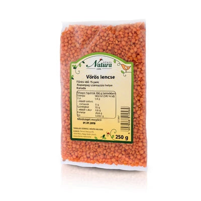 Vöröslencse 250g Natura